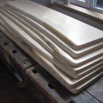 Holz-Fensterbank Esche mit Baumkante