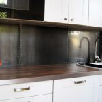 Fliesenspiegel Stahlpaneele Küche Spritzschutz